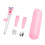 Children Practice Chopsticks With Matching Spoon Fork Cartoon-1 1