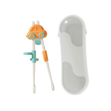 Fun Car Shape Chopsticks For Toddlers To Learn Eating-Orange