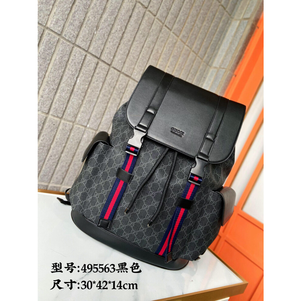 Xhrain Gucci Gg Supreme Tiger Backpack 30×42×14Cm Black