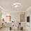 Goeco Modern LED Ceiling Light, 40W, Dimmable, Round Acrylic Ceiling Light 2
