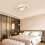 Goeco Modern LED Ceiling Light, 40W, Dimmable, Round Acrylic Ceiling Light 3