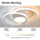 Goeco Modern LED Ceiling Light, 40W, Dimmable, Round Acrylic Ceiling Light 7