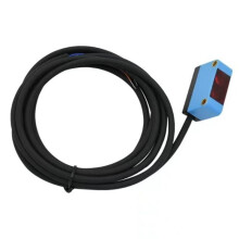 Fotoelektrisk Sensor för Bakgrundsdämpning NPN PNP 24V Avkänningsavstånd 30 cm Justerbar Fyrkantig Laseroptisk Brytare