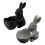 Easters Bunnies Candy Dish,Easters Serving Dish Bunnies-Grey 2