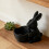 Easters Bunnies Candy Dish,Easters Serving Dish Bunnies-Grey 6