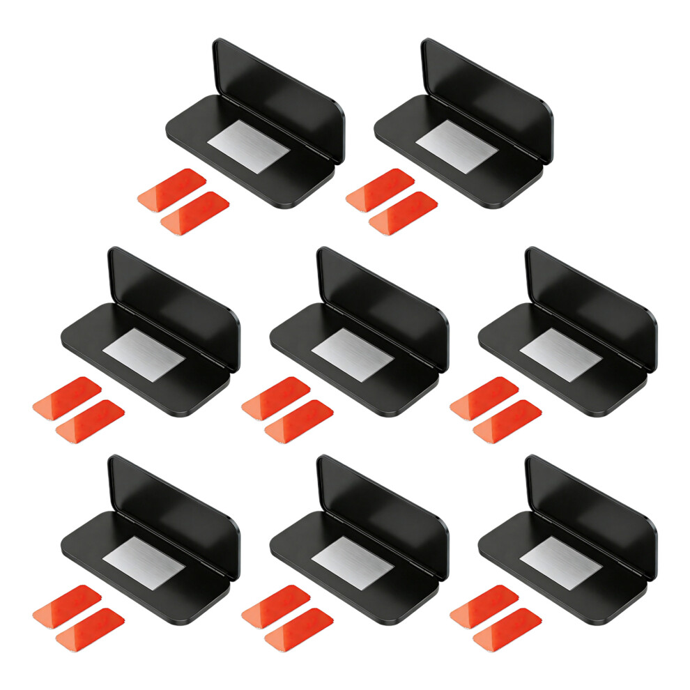Heavy Duty Cabinet Door Magnetic Catches Replacement-Black 8Pcs 7751001568138