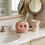Pink 3D Printed Toothbrush Holder Pig Snout Accessory for 5