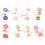 2 Pack Handmade Flower Curtain Clip Flexible-Section B Purp 2