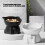 Ergonomic Elevated Dog Tilted Bowls Pet Dog Feeding-White 3