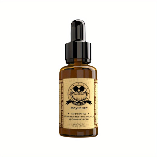 (1 Pack) 1.01 oz Beard Spray with Roller, Nourishing Moisturizing Spray for Thick Beards