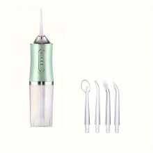 (Green A) Advanced Oral Irrigator - Intelligent Chip for Precise Pressure Control, 360 Rotatable Nozzle