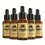 (5 Packs) 1.01 oz Beard Spray with Roller, Nourishing Moisturizing Spray for Thick Beards 1