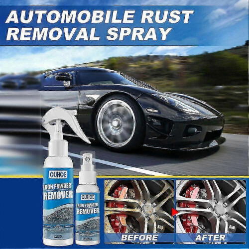 (2pcs) 1-3PCS Car Rust Removal Spray Car Iron Remover Spray Inhibitor ...