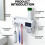 Auto Toothpaste Dispenser And Toothbrush Organizer With-Black 5