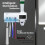 Auto Toothpaste Dispenser And Toothbrush Organizer With-Black 6