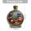 Scratch Resistant American Flag Whiskeys Bottle Liquor Container 3