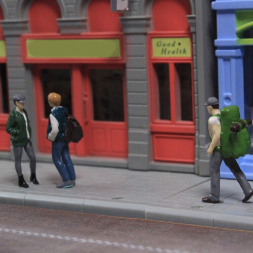1:64 Scale Miniature Figure Realistic Miniature People-A 1