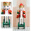Weihnachts-Nussknacker-Figur, traditionelle bemalte hölzerne 4