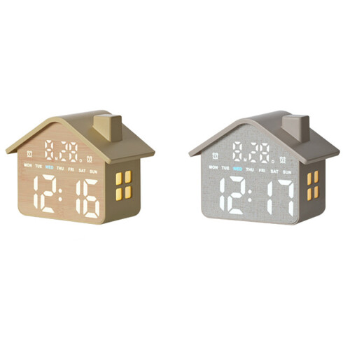 Multifunctional Children Digital Alarm Clock With LED-Yellow 1