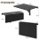 Wall Mounted Folding Table Space Saving Kitchen Table Folding Wall Table 80 x 60 cm Black 2