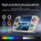 RG CubeXX Retro Handheld Game Console 3.95 Inch IPS Screen 64 Bit Linux System with RGB Joystick -Support 32G Gray 5