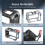 Flymile Full Frame Camera Cage Protective Housing for  Osmo Action 4 Action 3 for Tripod 10