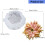 Francois Flower Silicone Candle Molds for Making Candle Soap 4