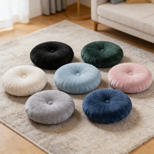 Tapis de coussin de sol en forme de-Oreiller citrouille LPK 2