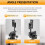 L-Shaped Quick Release Plate Bracket Hand Grip with 1/4 Srew Hole for  -M ILC Camera 3