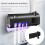 Touchless tandpastadispenserrek met sterilisator voor het-Wit 3