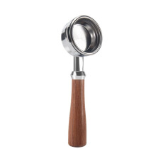 Kaffee Bottomless Portafilter Kaffee Maschine Holz Griff Filter Kaffee ZubehöR für Welhome KD-310 / KD-510 K888