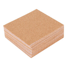 Self-Adhesive Cork Coasters,Cork Mats Cork Backing Sheets for Coasters and DIY Crafts Supplies (40, Square)
