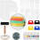 Gel Print Plate Tool Set Printmaking Paper Acrylic Paint 5