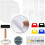 Gel Print Plate Tool Set Printmaking Paper Acrylic Paint 7