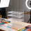 Space Saving Wall Mount Whiteboard Supply Organizer With-Black 7