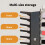 4 Pack Carbon Steel Wall Mount Digital Media Storage Safely 5