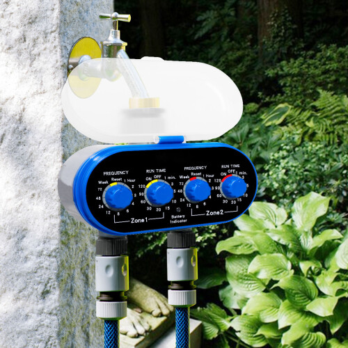 Reliable Automatic Plant Watering System Two Port Control Saves 1