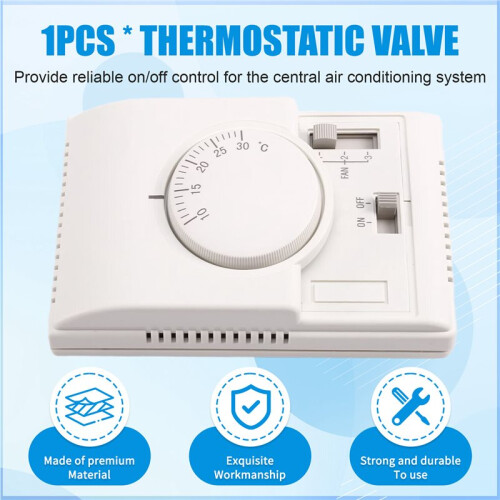 T6373A1108  Type Central Air Conditioning Thermostat Single Cold Wall Mounted Temperature Control Panel 1