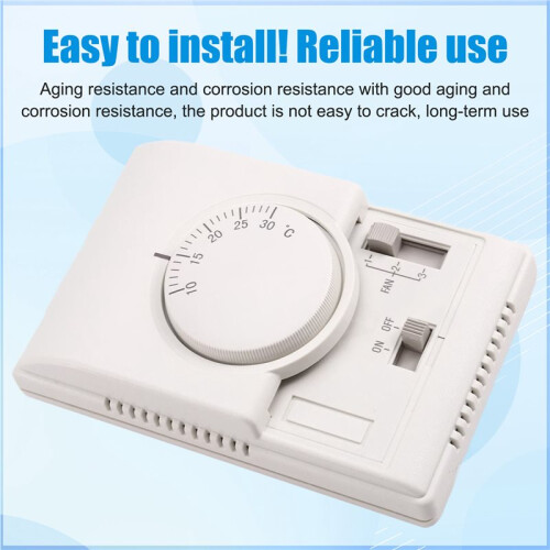 T6373A1108  Type Central Air Conditioning Thermostat Single Cold Wall Mounted Temperature Control Panel 2