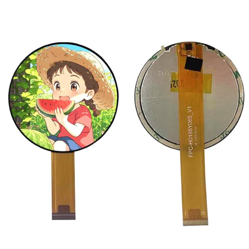 EchoEar 1.85 Inch Round Touch Screen QSPI LCD 360x360 Resolution Display with CST816T Touch Controller ST77916 Driver 1