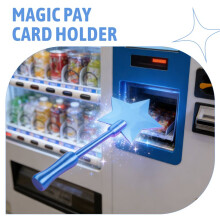 Hot Payment Wand 3D Printed Tap to Pay Card Holder, Magic Themed Contactless Gift & Accessory -