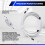 USB3.2 Gen1 VR Link Cable with Light USB to C Charging Playing Data Transfer Cable 5Gbps for Meta Quest 3/3S/ 4 1