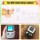 For GBC Button Light Assembly LED Color Button Mot Kit Flex Cable for Game Boy Color 3