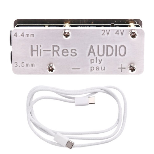 Dual CS43198 Decoding Earamp Full Balance True 4.4mm + 3.5mmPCM768KDSD256 Hard Solution Small Tail(Type-C)
