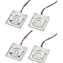 4pcs Weigh Sensor Thread Hole 50kg Bridges Resistance Strain Body Weighing Load Pressure Sensor