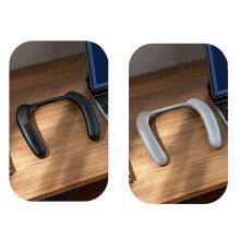 Neck Wearable Wireless Speaker, Portable Stereo Music Player with Microphone, Bass, Hands-Free Functionality B