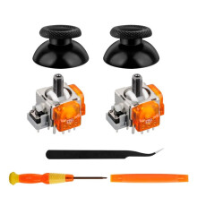 7in1 TMR Electromagnetic Joysticks Kit for PS5 Controller Anti-Drift Magnetic Resistance Stick Thumbstick Accessories