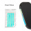 Multicolor Pickleballs Paddles Protector Weighted-transparent 5