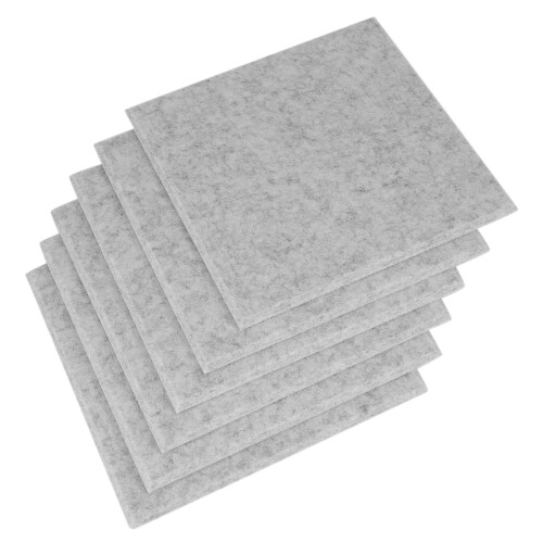 6 PeçAs Painel de AbsorçãO AcúStica 12 Polegadas X 12 Polegadas X 0,4 Polegadas Acolchoamento À Prova de Som para Isolamento de Eco Baixo 2