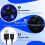 S18 Mobile Phone Cooling Radiator Magnetic Semiconductor Technology, Silent Operation Compatible with IOS & Android A 2